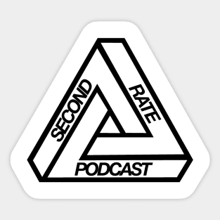 Second Rate Podcast Sticker